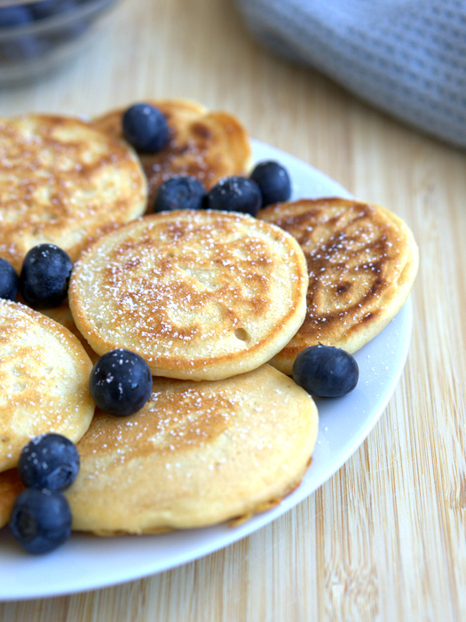 Fluffige Pancakes ohne Ei