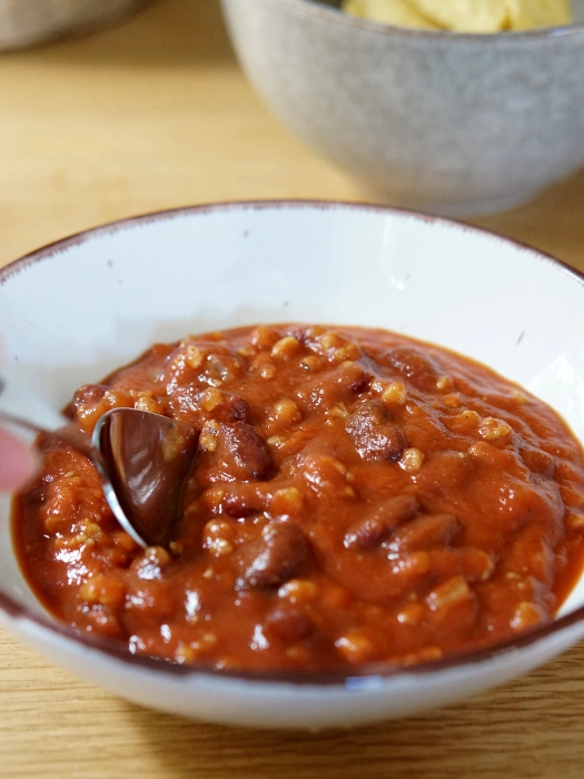 Chili sin Carne mit Soja-Granulat