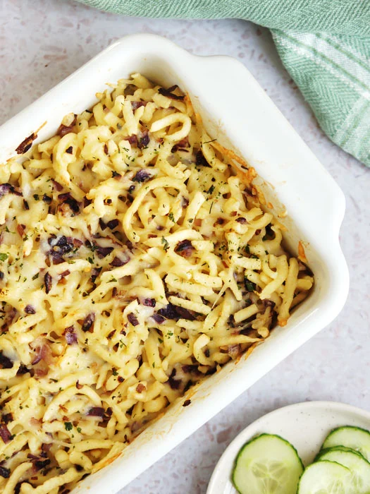 Käsespätzle (mit Fertigspätzle)